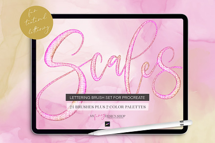 Procreate Scales Texture Brush Set