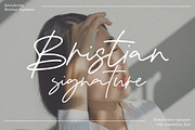 Bristian - Handwritten Signature, a Handwritten Font by tebaltipislab (Thumbnail 1 of 9)