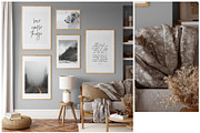 Frame & Wall Mockup Bundle, a Print Template by Yuri-U (Thumbnail 10 of 25)