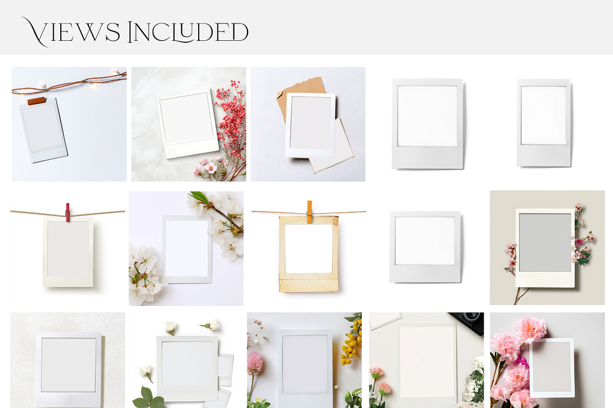 Instant Photo Mockups Collection, a Mockup by mock-ups (Photo 2 of 59)