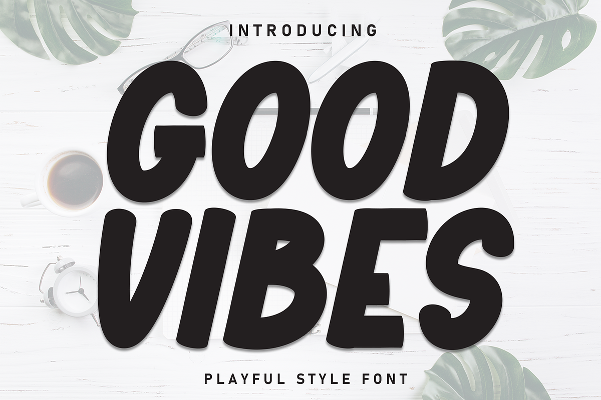 Good Vibes | Script Font, a Handwritten Font by Scratchones (Photo 1 of 8)