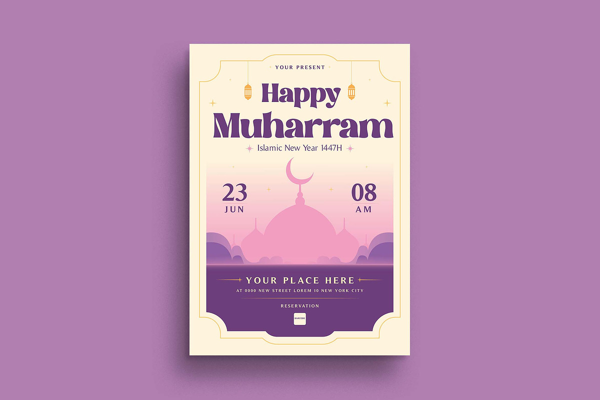 Muharram Flyer Template, a Flyer Template by megarez (Photo 1 of 3)