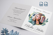 funeral program printing template, a Templates & Theme by TemplateLab (Thumbnail 1 of 2)