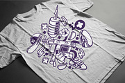 Cartoon Vector #3 Design Bundle, an Illustration by roach_graphic (Thumbnail 3 of 18)