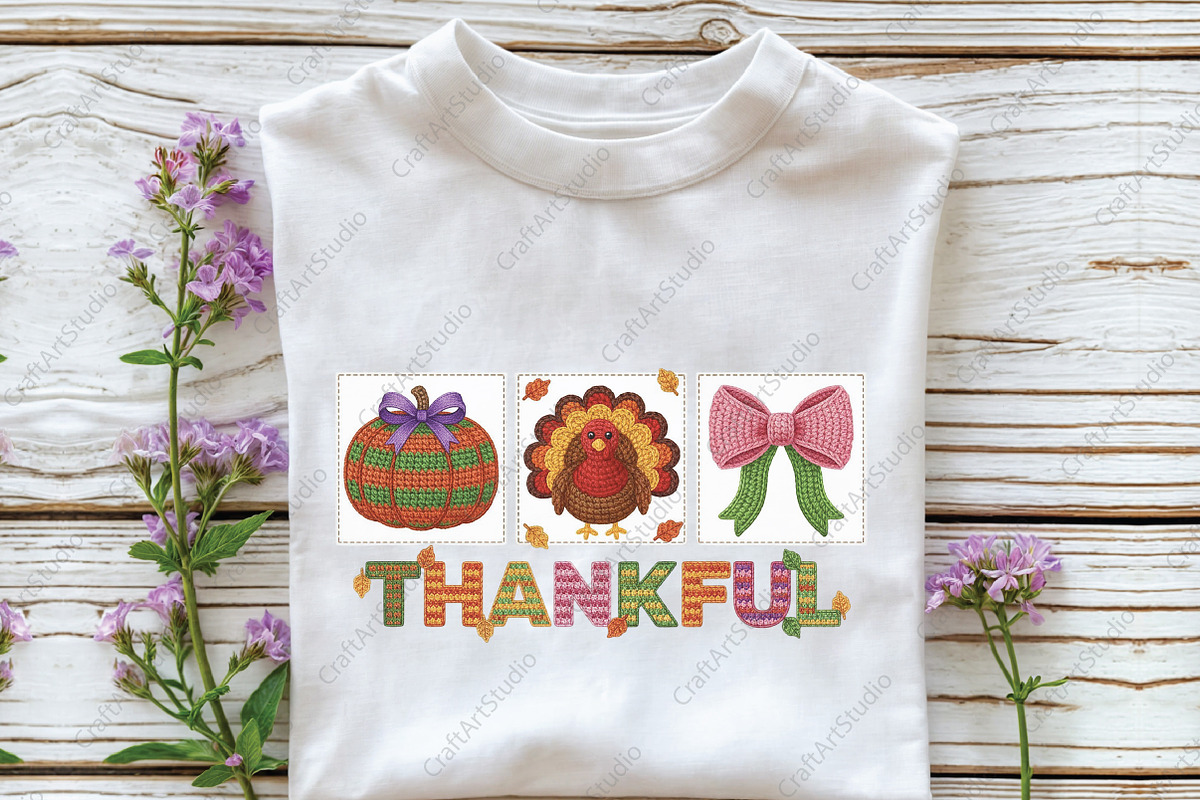 Thankful Yarn Crochet Thanksgiving, an Illustration by CraftArtStudio (Photo 3 of 4)