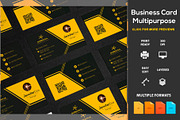 Business Card Multipurpose, a Business Card Template by DesignsStore (Thumbnail 1 of 3)