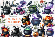 Halloween witch cauldron Clipart, an Illustration by Designworld (Thumbnail 1 of 5)