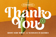 Dusty Brothe Groovy Serif Display, a Serif Font by timelesstype.co (Thumbnail 20 of 20)