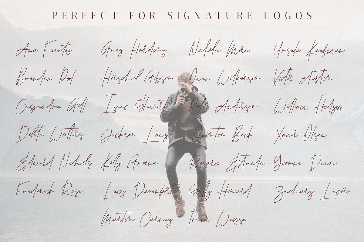 Montero - Signature Script Font, a Script Font by Surplus Type Co (Photo 3 of 9)