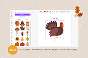 Happy Thanksgiving Kit, a Seasonal Illustration by miumiu (Thumbnail 7 of 15)