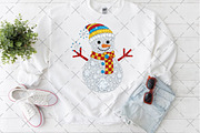 Sparkling Crystal Christmas Snowman, an Illustration by Craft Nest (Thumbnail 6 of 6)