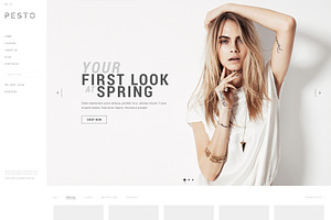 Pesto - ECommerce PSD Template