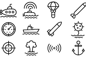 Vector illustration of line icons, an Animal Illustration by ZinetroN