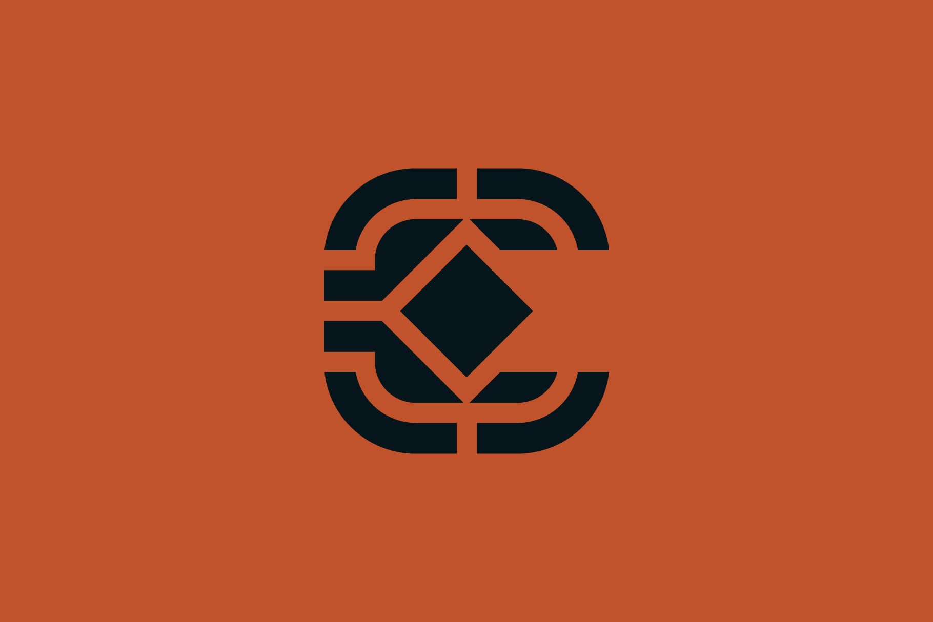 modern letter C square monogram logo, a Branding & Logo Template by ...