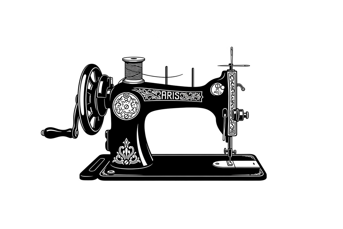 Vintage Sewing Machine Bundle, an Illustration by yasushie (Photo 7 of 31)