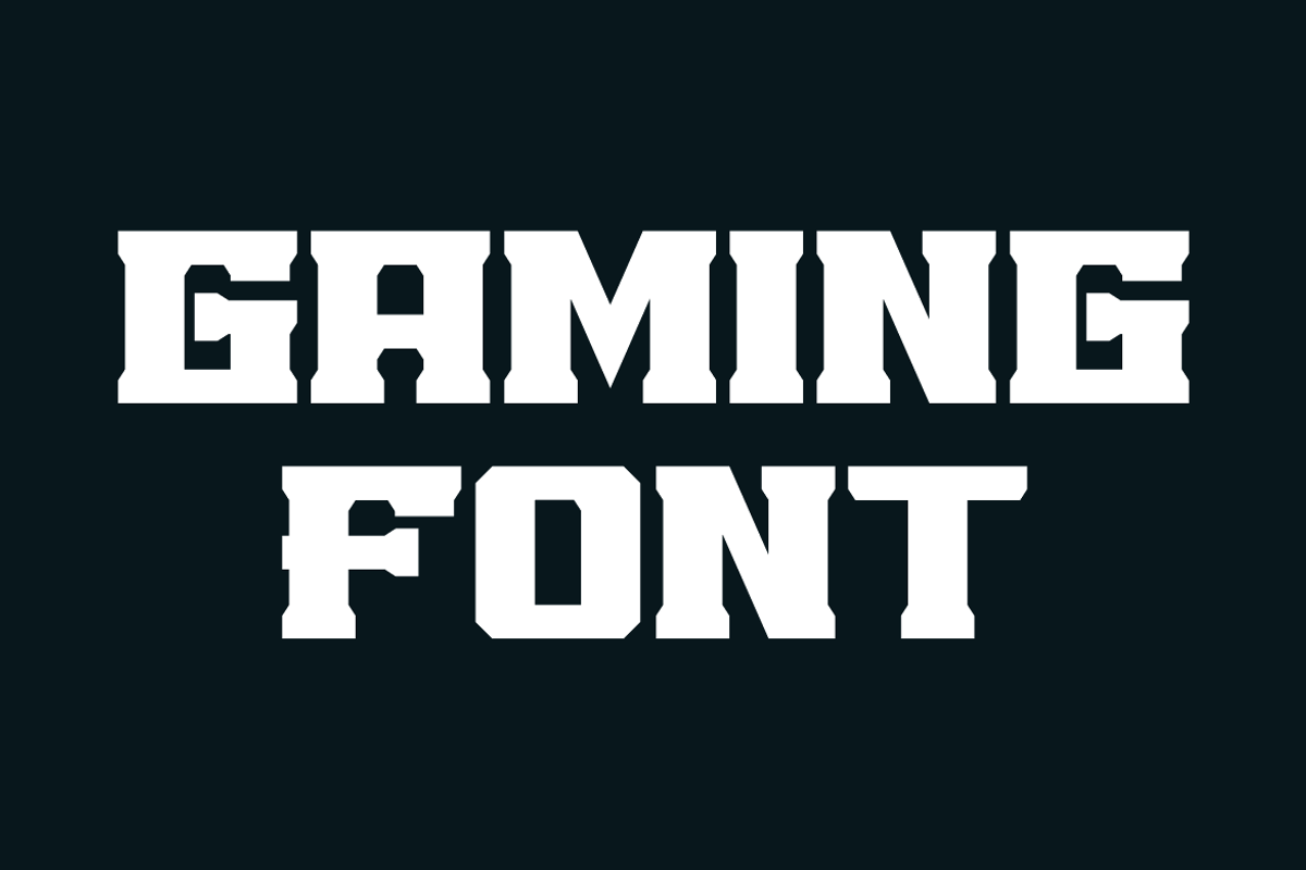 Gamer Roster, a Serif Font by alon kelakon (Photo 2 of 6)