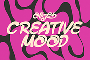Oligeb – Retro Groove Display Font, a Handwritten Font by Linecreative (Thumbnail 5 of 8)