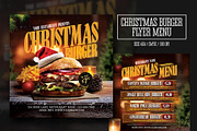 Christmas Burger Flyer, a Templates & Theme by Flyer Designs (Thumbnail 1 of 2)