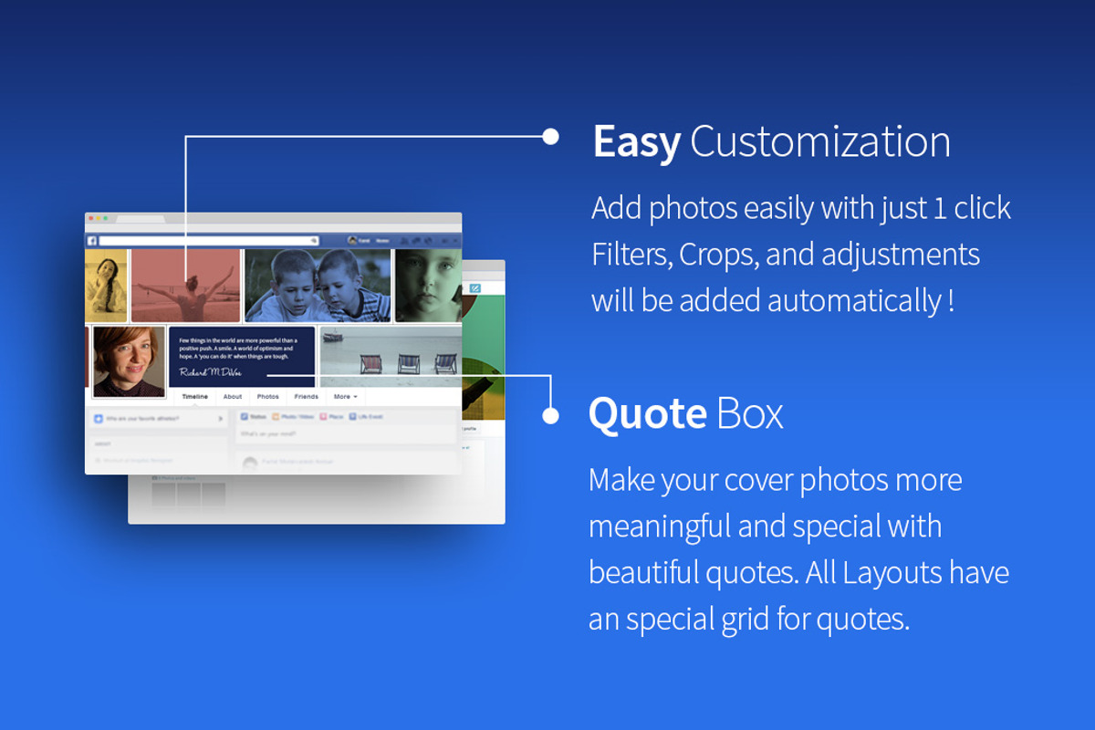 Colorful Facebook Timeline Cover preview 3