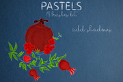 Pastel brushes kit for AI, a Brush Add-On by Leo Studio Design Lab (Thumbnail 5 of 7)