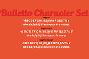 Bulletto - 5 fonts, a Script Font by Zetafonts (Thumbnail 10 of 10)
