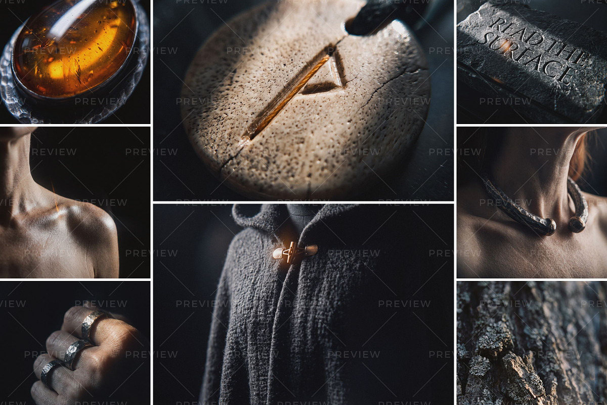 Witchy Rune Reader Stock Bundle, a Person Photo by Iconogenic (Photo 8 of 11)
