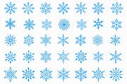 Snowflake Vector SVG PNG Clipart, a Seasonal Illustration by Kusumaillustration (Thumbnail 4 of 11)