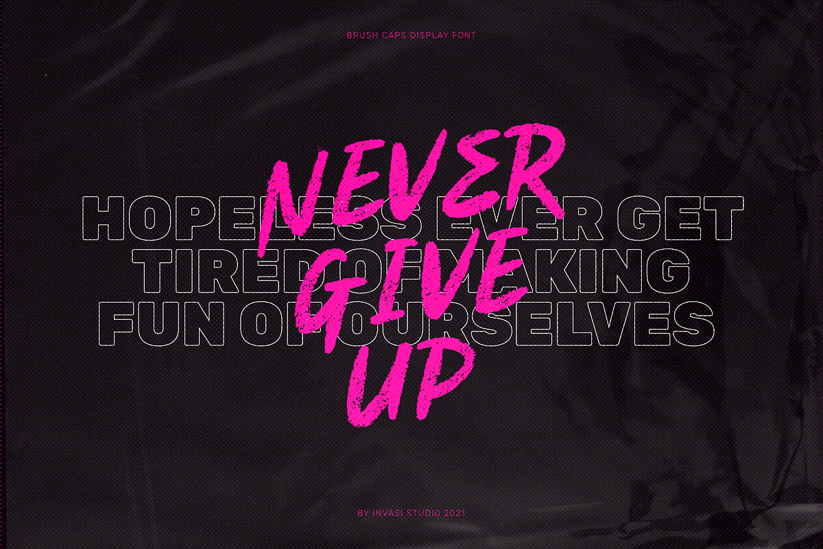Badboy Aliance | Brush Caps, a Script Font by Invasi Studio (Photo 7 of 11)