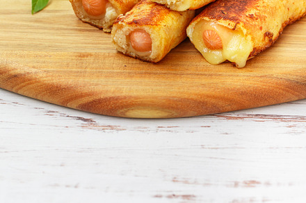 rolls  -  bread, sausage and cheese, a Food & Drink Photo by La_Vanda