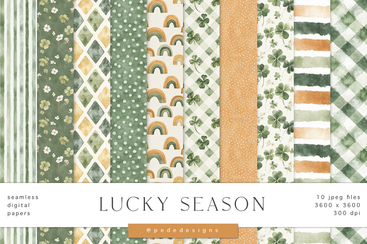 Lucky Season Collection, a Seasonal Illustration by PeDe Designs (Photo 16 of 26)