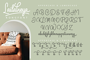 Lailaheya-Monoline ScriptHandwritten, a Handwritten Font by overlaytemplates (Thumbnail 4 of 5)