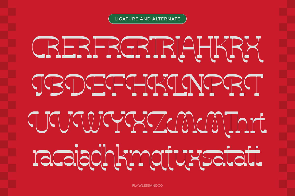 Mukasa - Display Playfull Font, a Font by Flawless And Co (Photo 8 of 10)