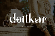 Dottkar Unique Ligature Serif, a Serif Font by Humaira_std (Thumbnail 1 of 10)