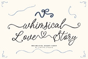 Whimsical Love Story Font, a Script Font by Jimtype Studio (Thumbnail 1 of 9)