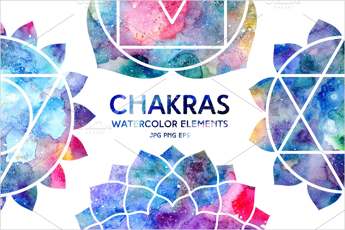 Chakras, a Texture Illustration by Marina Demidova (Photo 1 of 2)