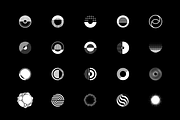 100 Circles & Spheres, an Icon by kloroform (Thumbnail 3 of 11)