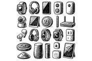 Smart Tech Gadgets Set, an Object Graphic by RT Studio (Thumbnail 3 of 4)