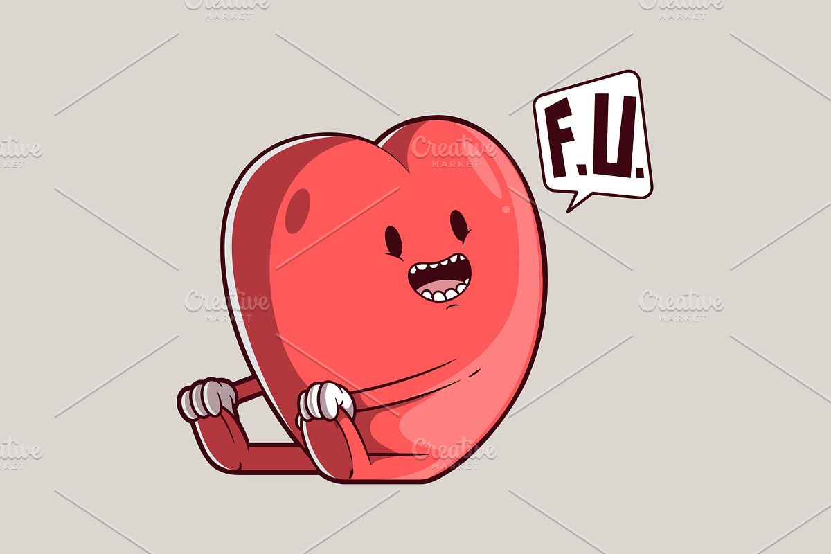 Cute Heart!, a Decorative Illustration by pedrors
