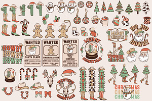 Western Christmas Collection 65 SVG