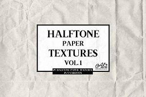 Halftone Paper Textures Vol. 1