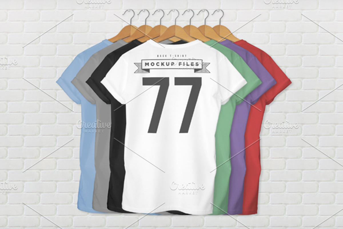 Back T-Shirt Design Mockup, a Hoody Mockup by DanFreebairn (Photo 3 of 3)