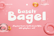 Basely Bagel - Display Font, a Slab Serif Font by Diacritics (Thumbnail 1 of 5)