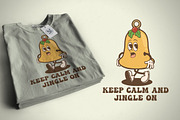 Christmas Bell Vintage Cartoon, an Illustration by vectstudio (Thumbnail 5 of 5)