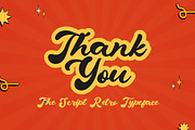 Feebroza - Script Retro Font, a Script Font by Dhabee (Thumbnail 2 of 15)