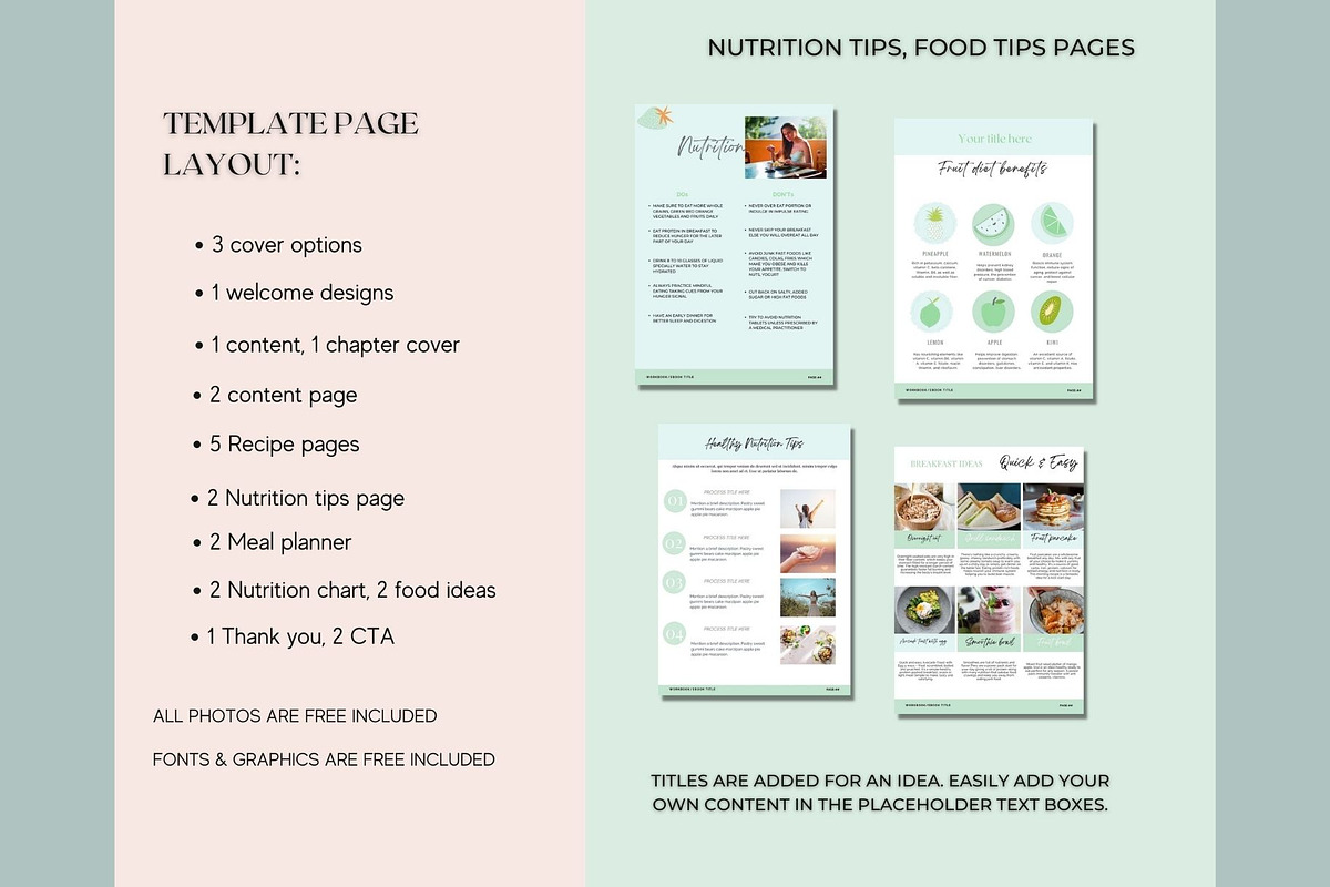 Nutrition Coach Course Creator Canva, a Social Media Template by Deepa Template Studio (Photo 21 of 48)