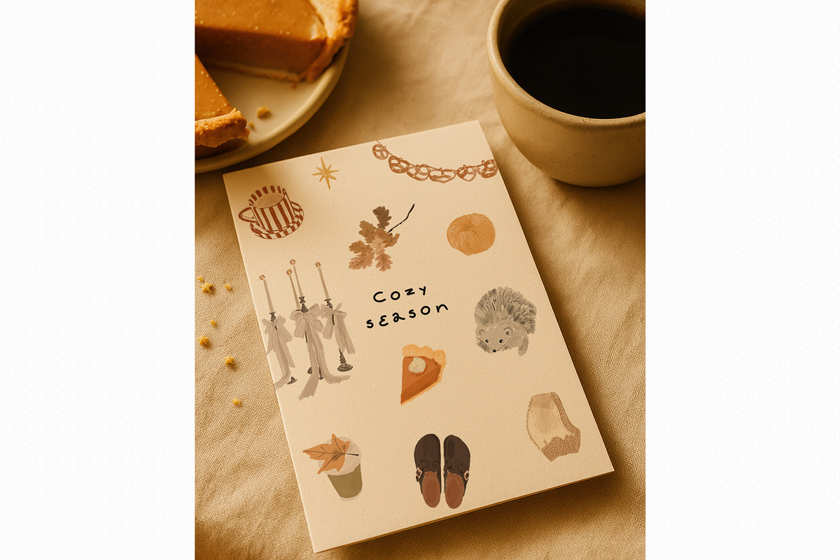 Whimsical Autumn: Hand-Drawn Items, an Object Graphic by divanovskaya_nv (Photo 6 of 12)