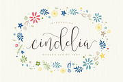 Cindelia, a Script Font by vuuuds (Thumbnail 1 of 5)