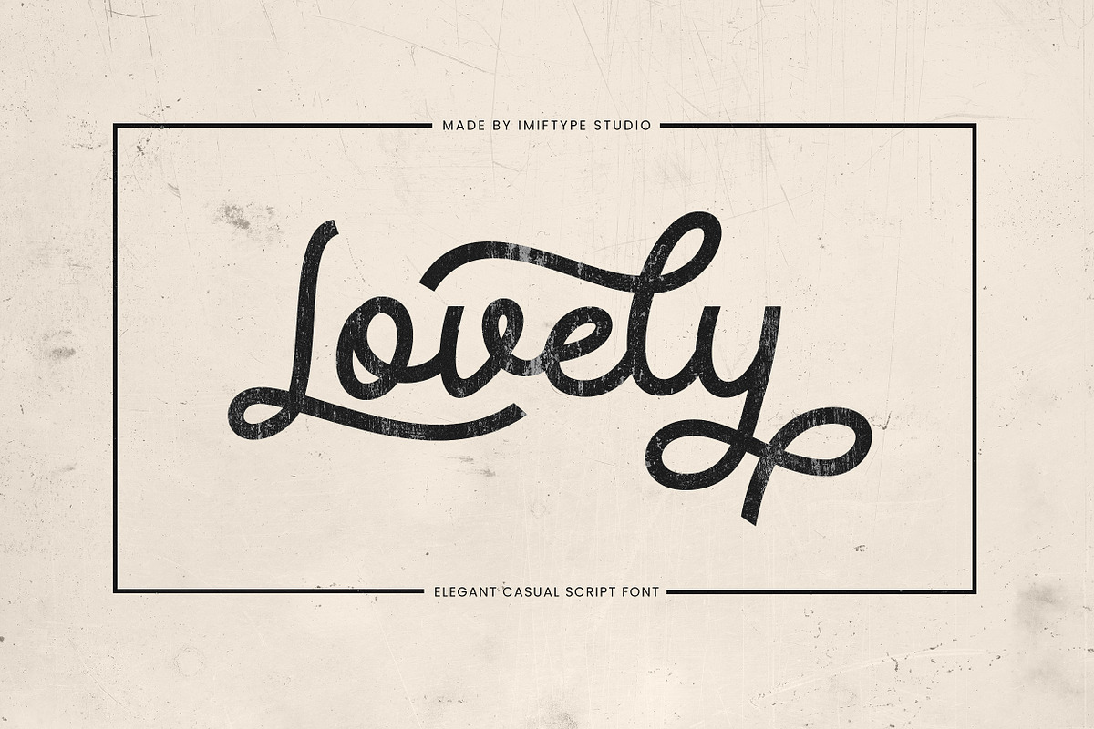 Brodger – Retro Script Font, a Script Font by Imiftype Studio (Photo 2 of 11)