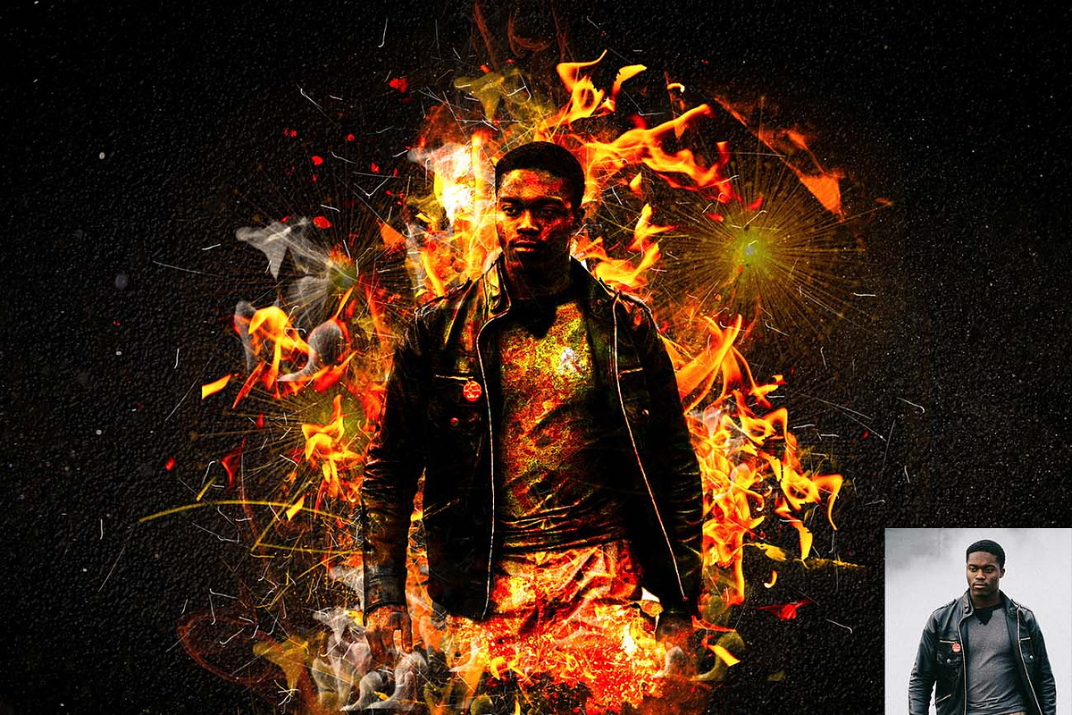 Fire & Sparks Photoshop Action, an Action Add-On by Studio Retouch (Photo 13 of 14)