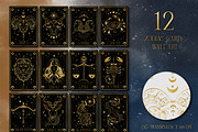 MYSTICAL ZODIAC, a Pattern Graphic by MSNTY STUDIOX (Thumbnail 3 of 28)